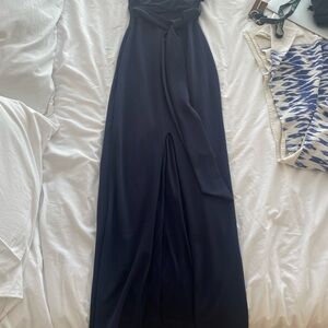 Elegant Navy Dress